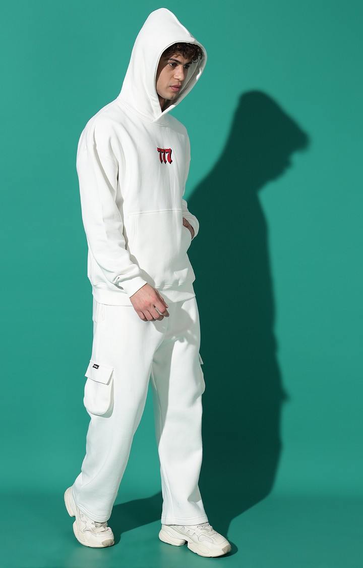 Men's 777 Oversized White Tracksuit