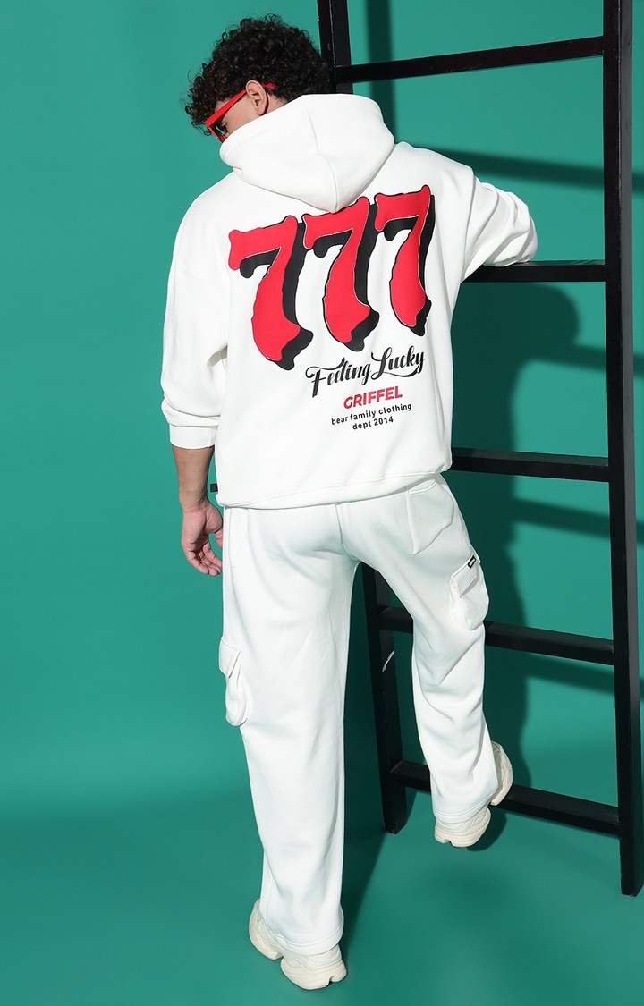 Men's 777 Oversized White Tracksuit