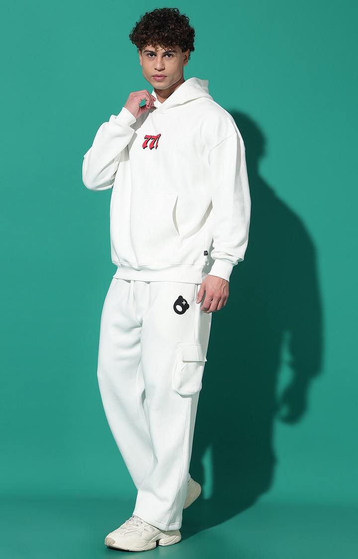 Men's 777 Oversized White Tracksuit