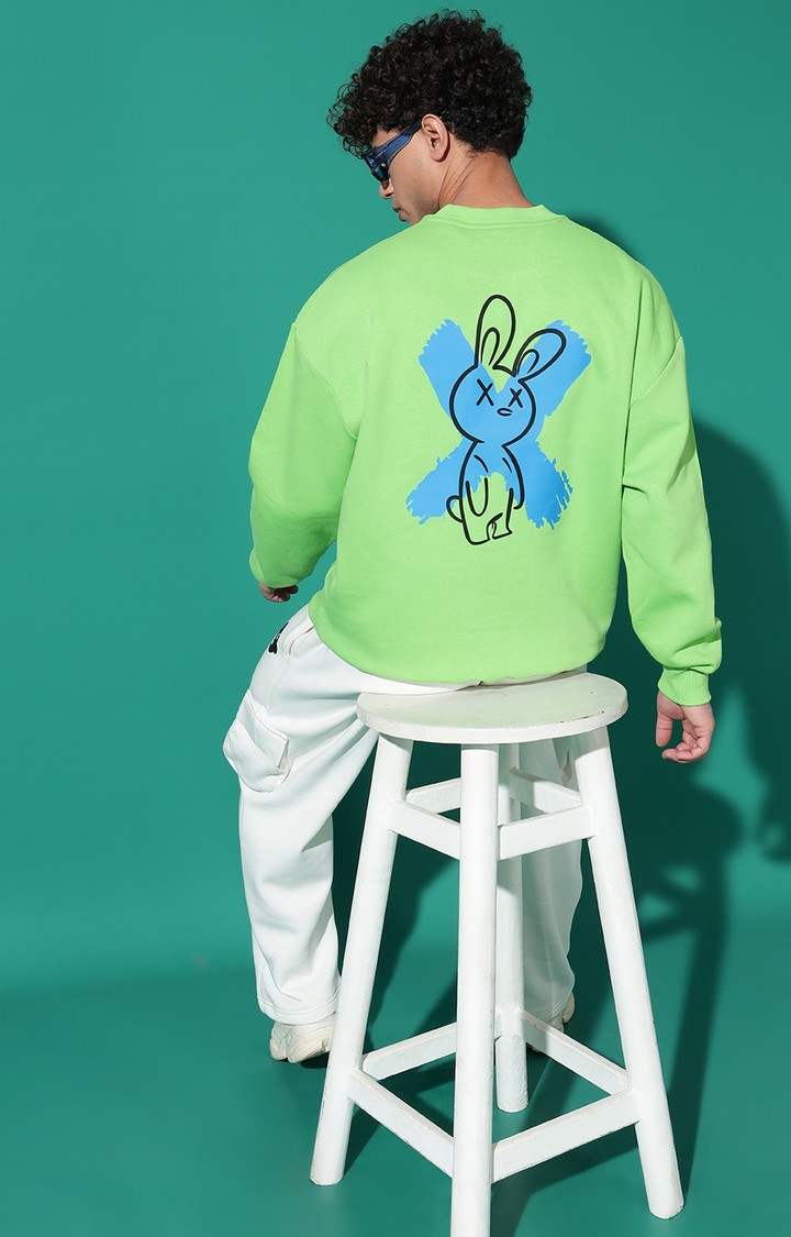 Men's BUNNY Oversized Parrot Green Tracksuit
