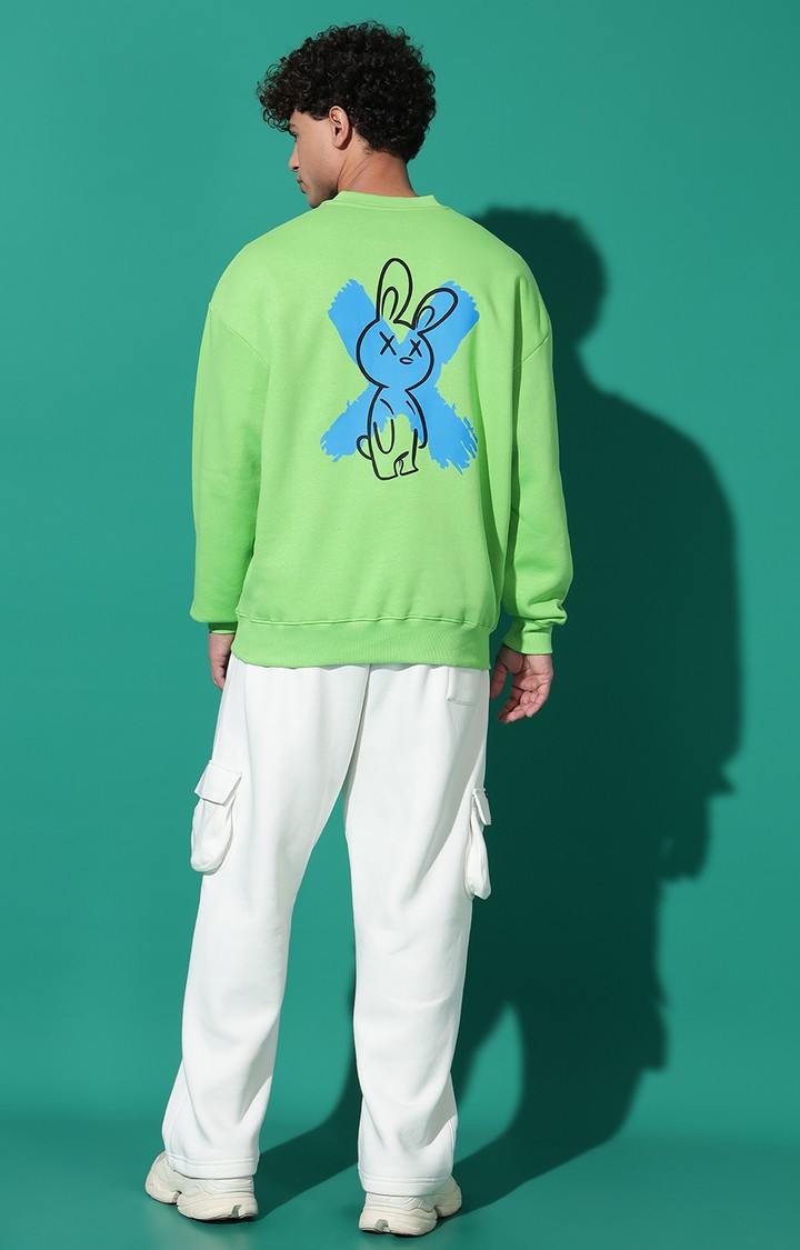 Men's BUNNY Oversized Parrot Green Tracksuit