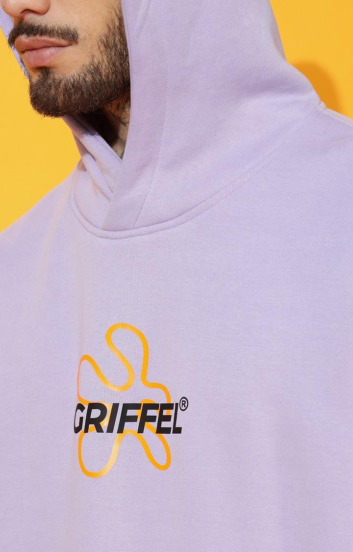 Men's NO ONE SAVES YOU Oversized Mauve Sweatshirt