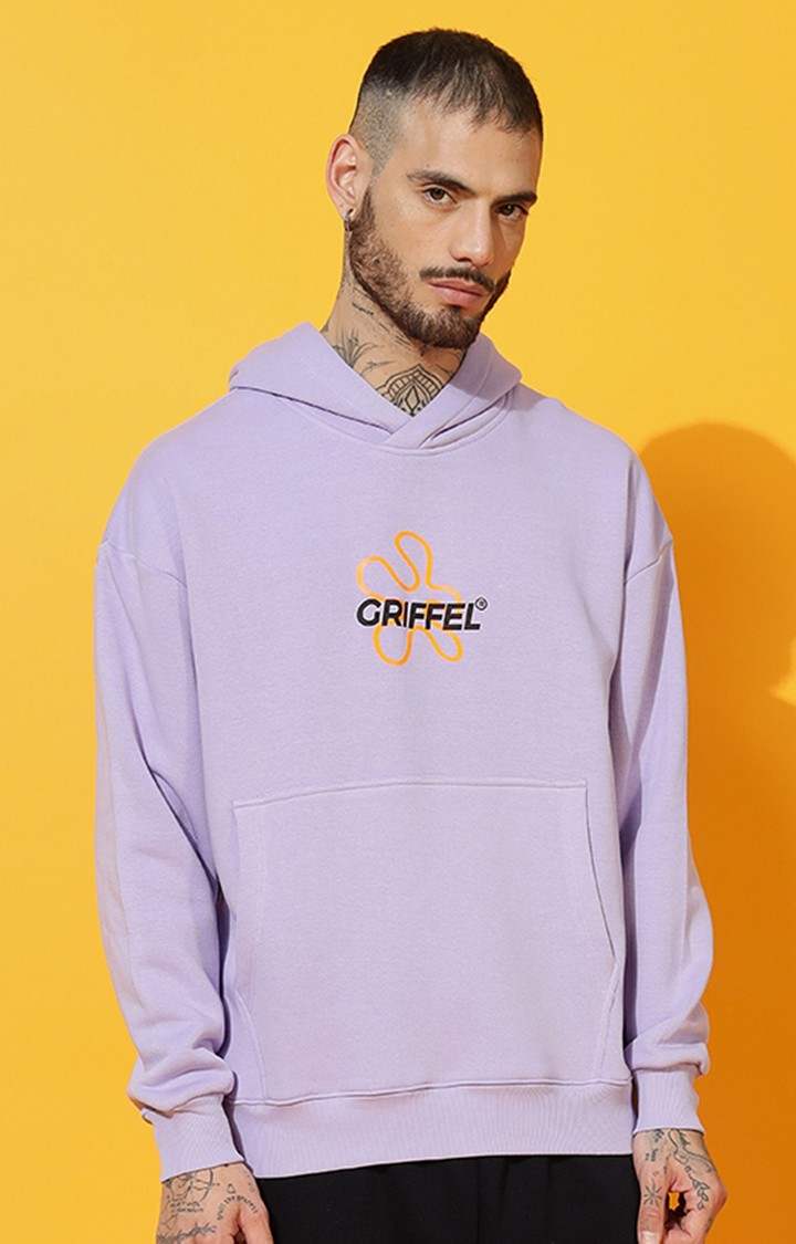 Men's NO ONE SAVES YOU Oversized Mauve Sweatshirt