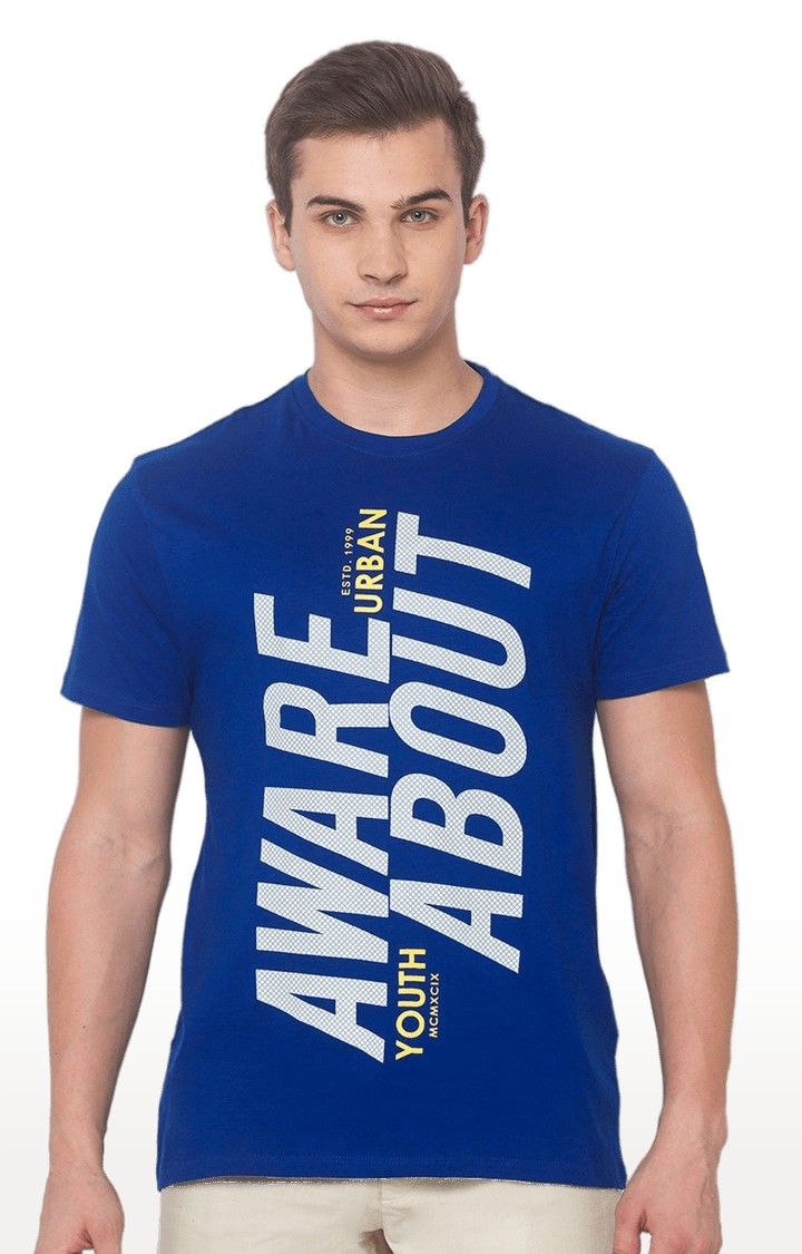 globus | Blue Printed T-Shirt 0