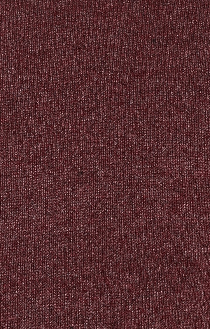 Men's Red Melange Sweaters