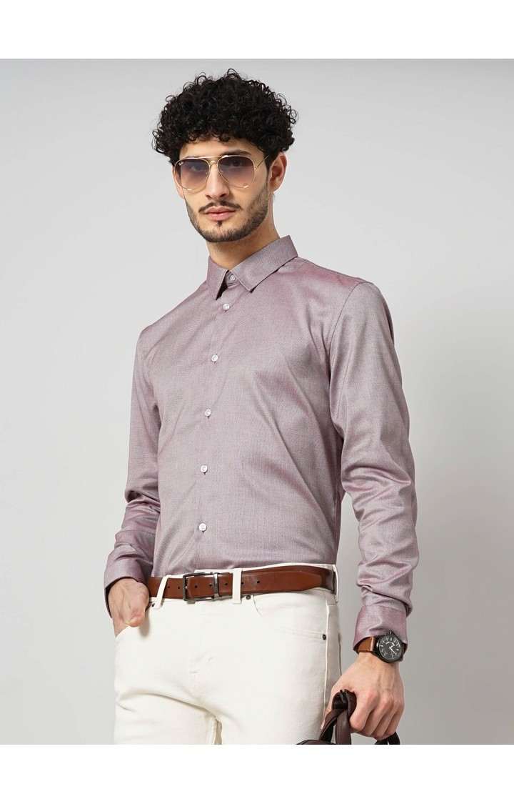 Celio Men's Solid Oxford Shirt