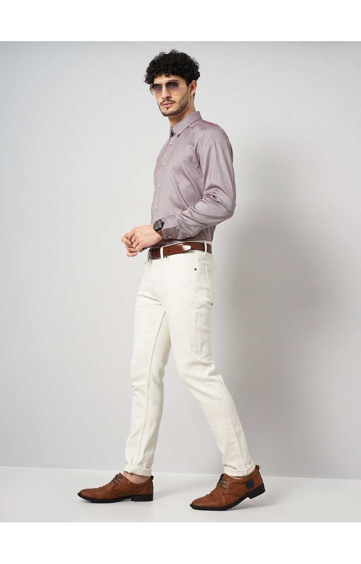 Celio Men's Solid Oxford Shirt