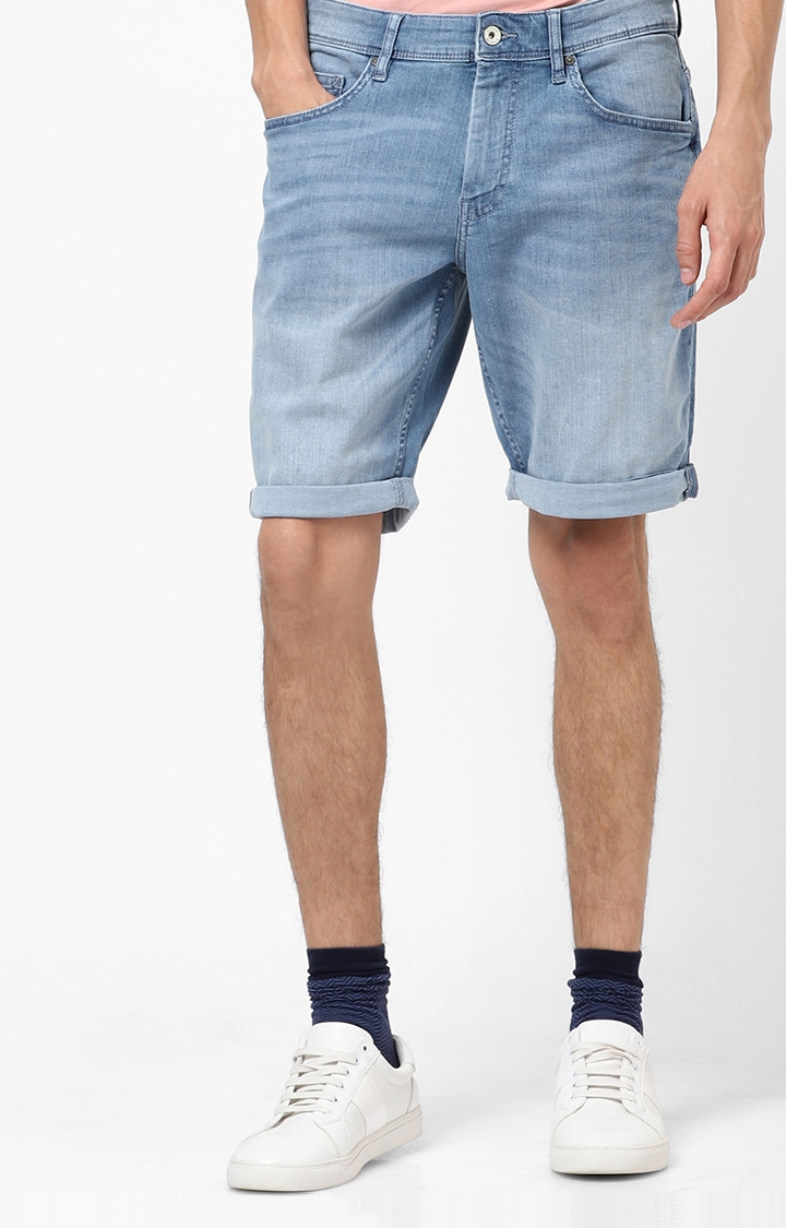 Celio Light Blue Shorts