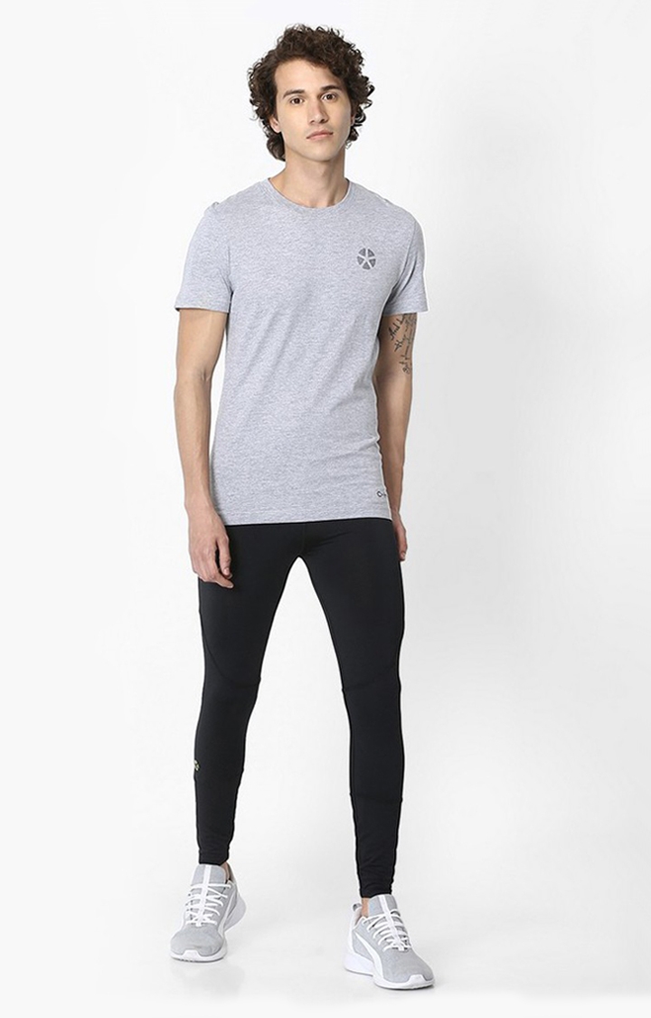 celio | Men's Black Polyester Solid Trackpants 1