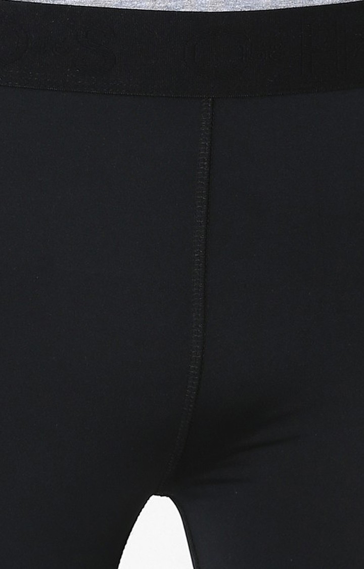 celio | Men's Black Polyester Solid Trackpants 4
