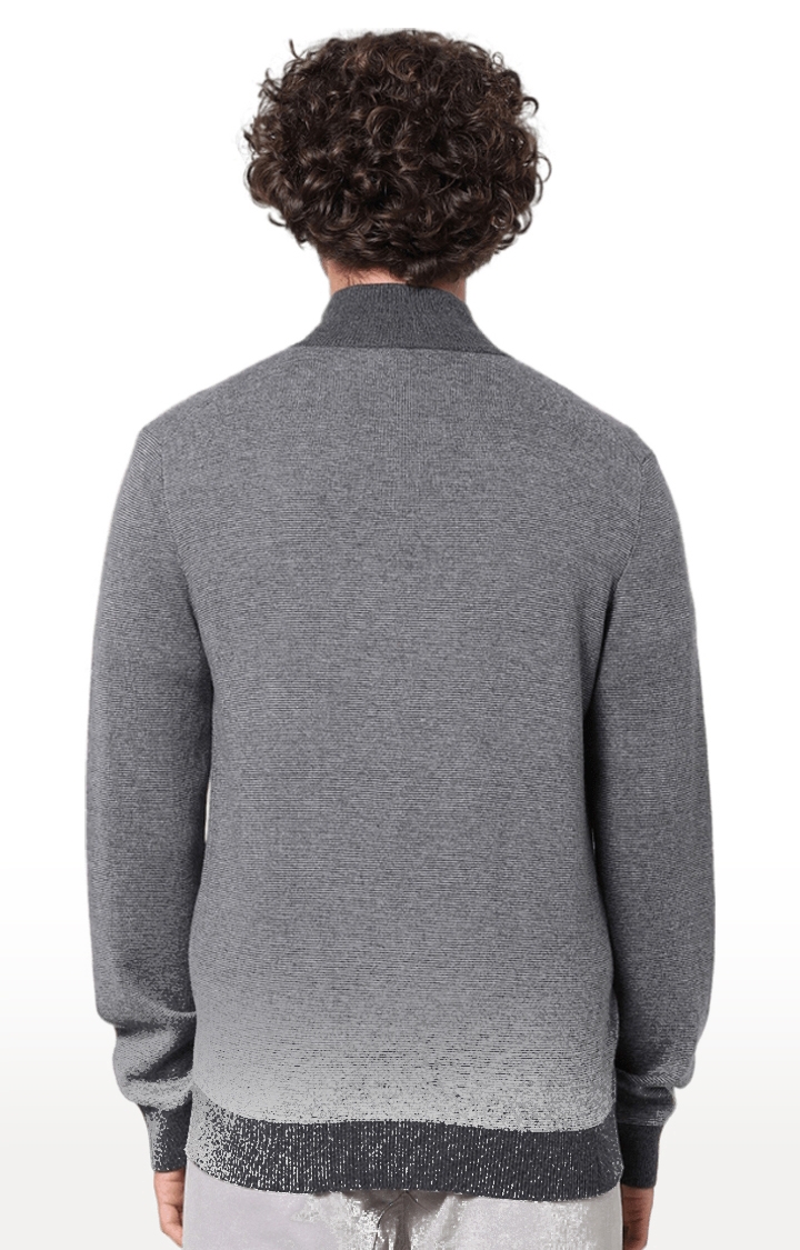 celio | Men's Grey Melange Sweaters 3