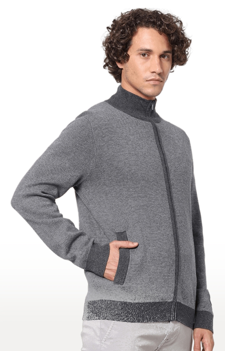 celio | Men's Grey Melange Sweaters 2