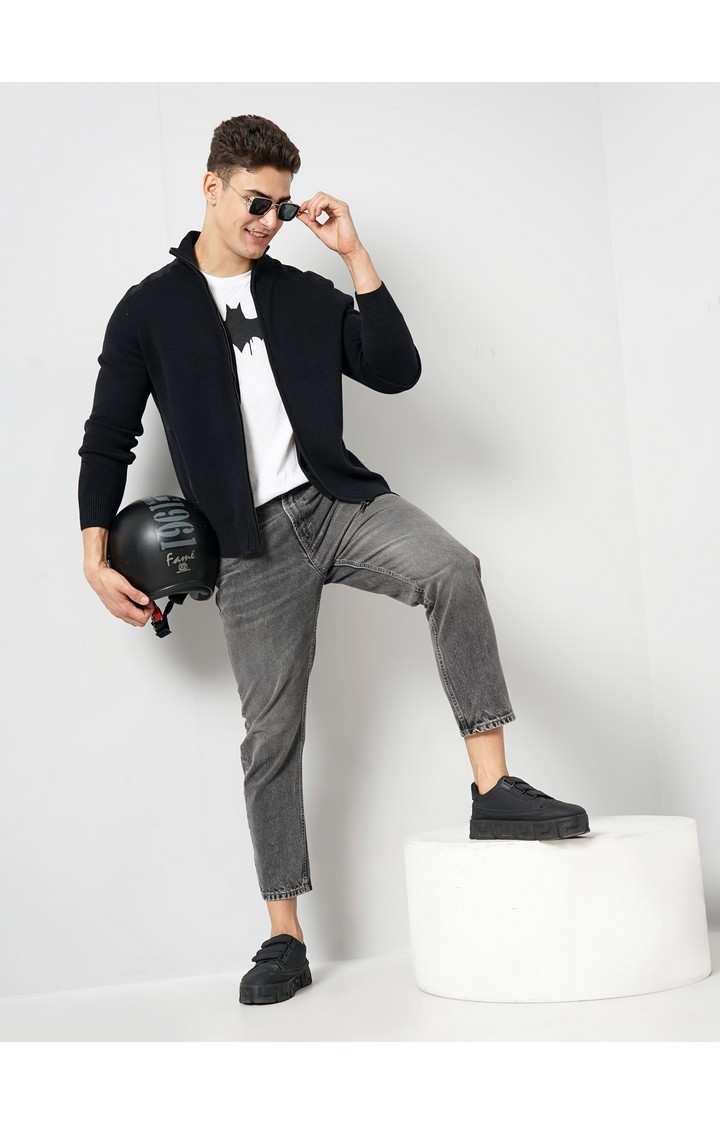 Celio Gry Solid Relaxed Fit Casual Jeans