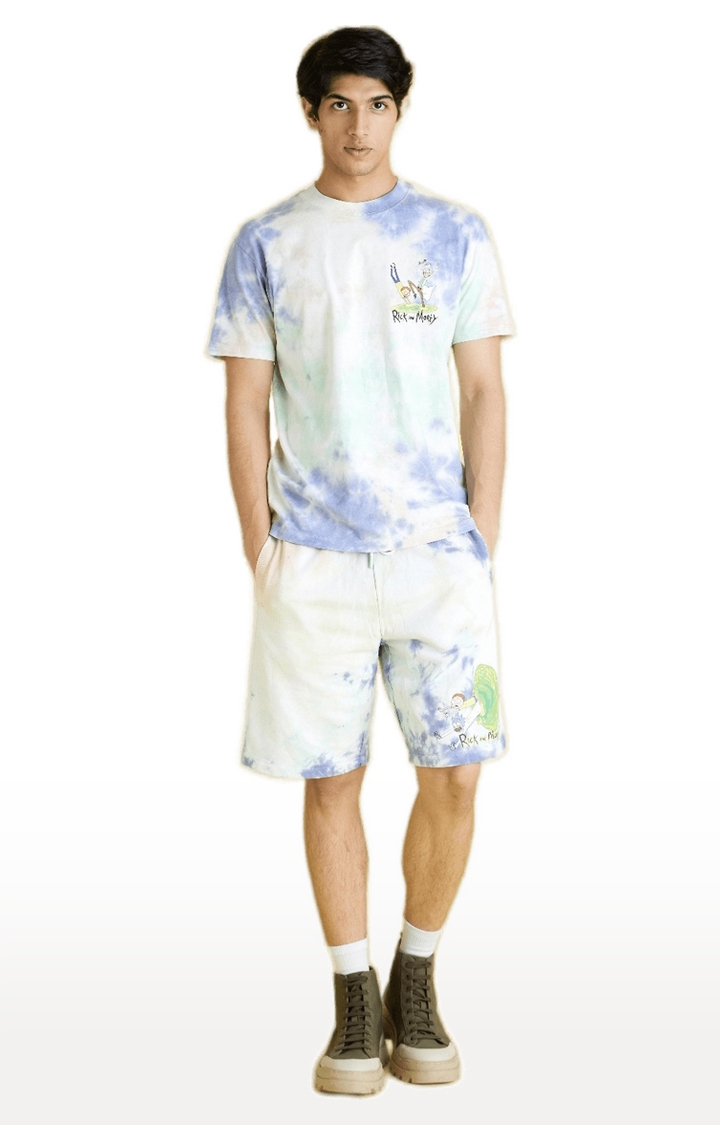 celio | Men's Multi Cotton Tie Dye Shorts