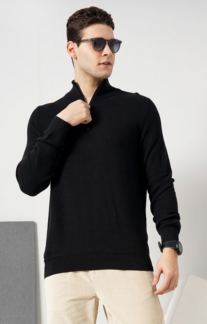 celio | Celio Men's Solid Sweater