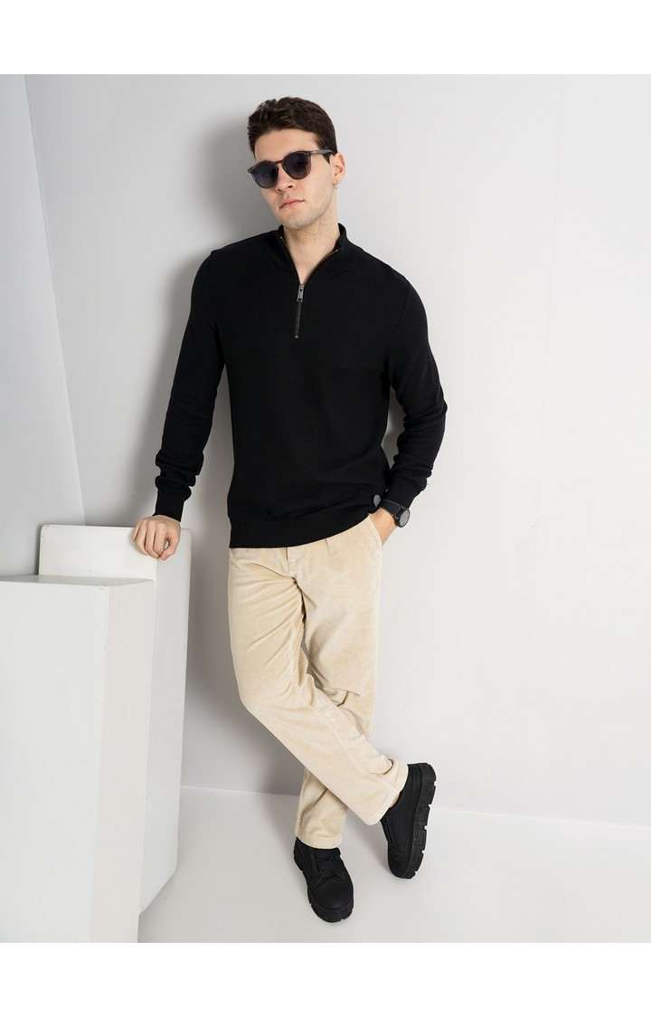 Celio Men's Solid Sweater