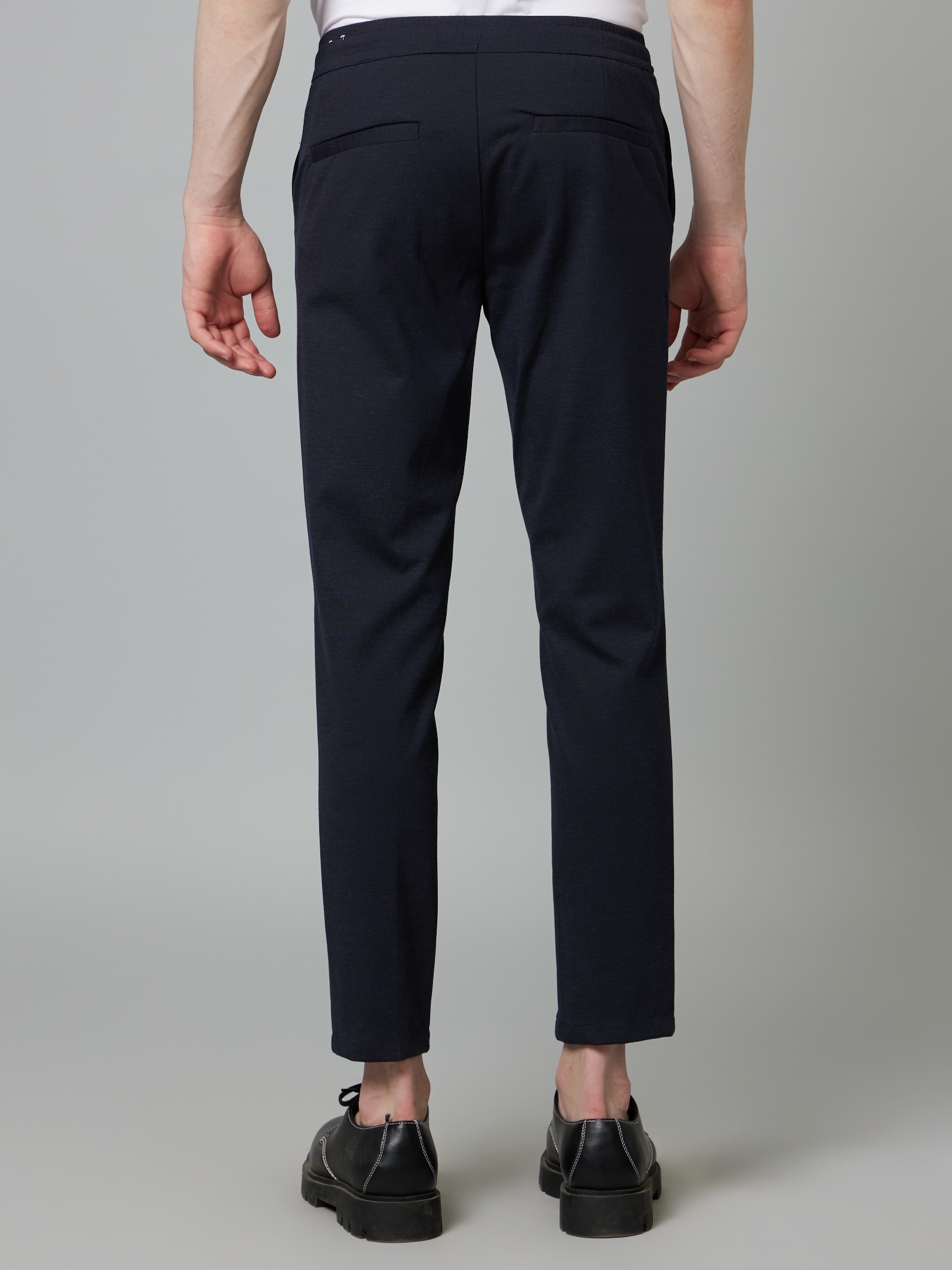 celio | Men's Blue Blended Solid Trousers 1