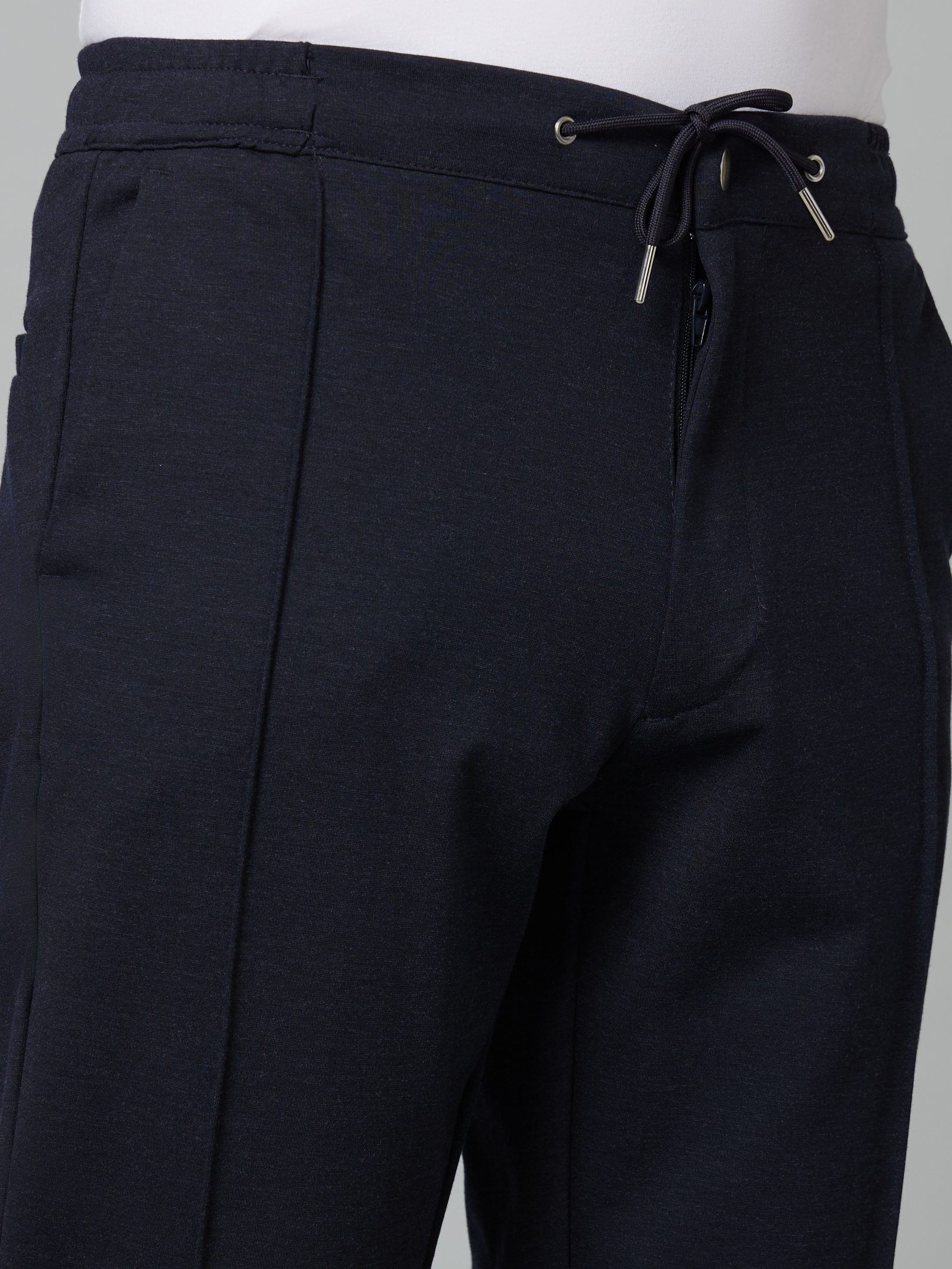 celio | Men's Blue Blended Solid Trousers 3