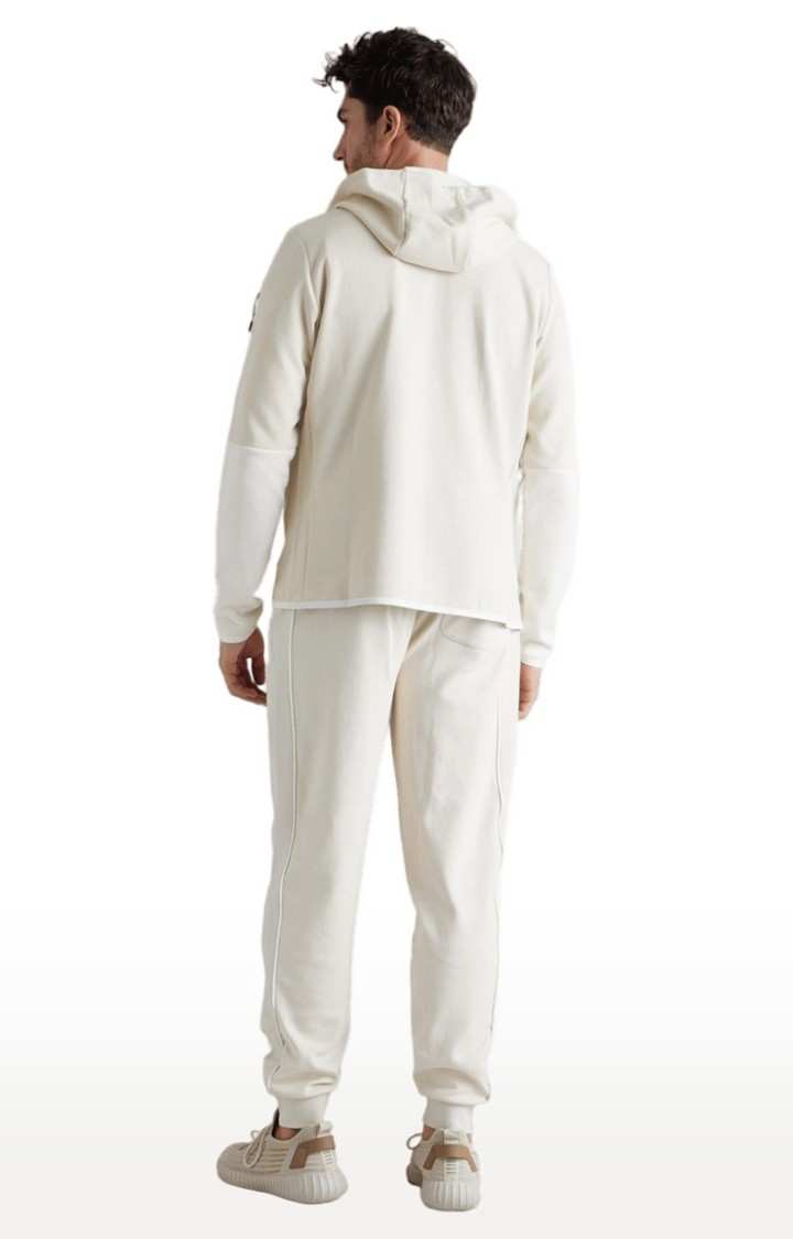 Men's Beige Solid Western Jackets