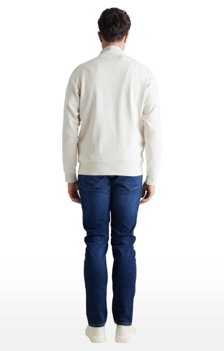 Men's Beige Solid Western Jackets