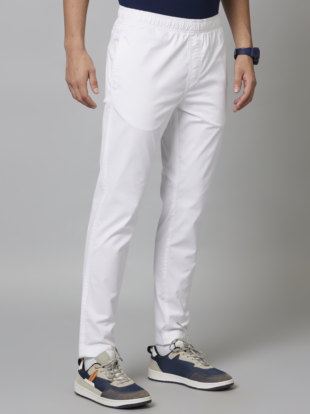Buy White Trousers & Pants for Men by Styli Online | Ajio.com