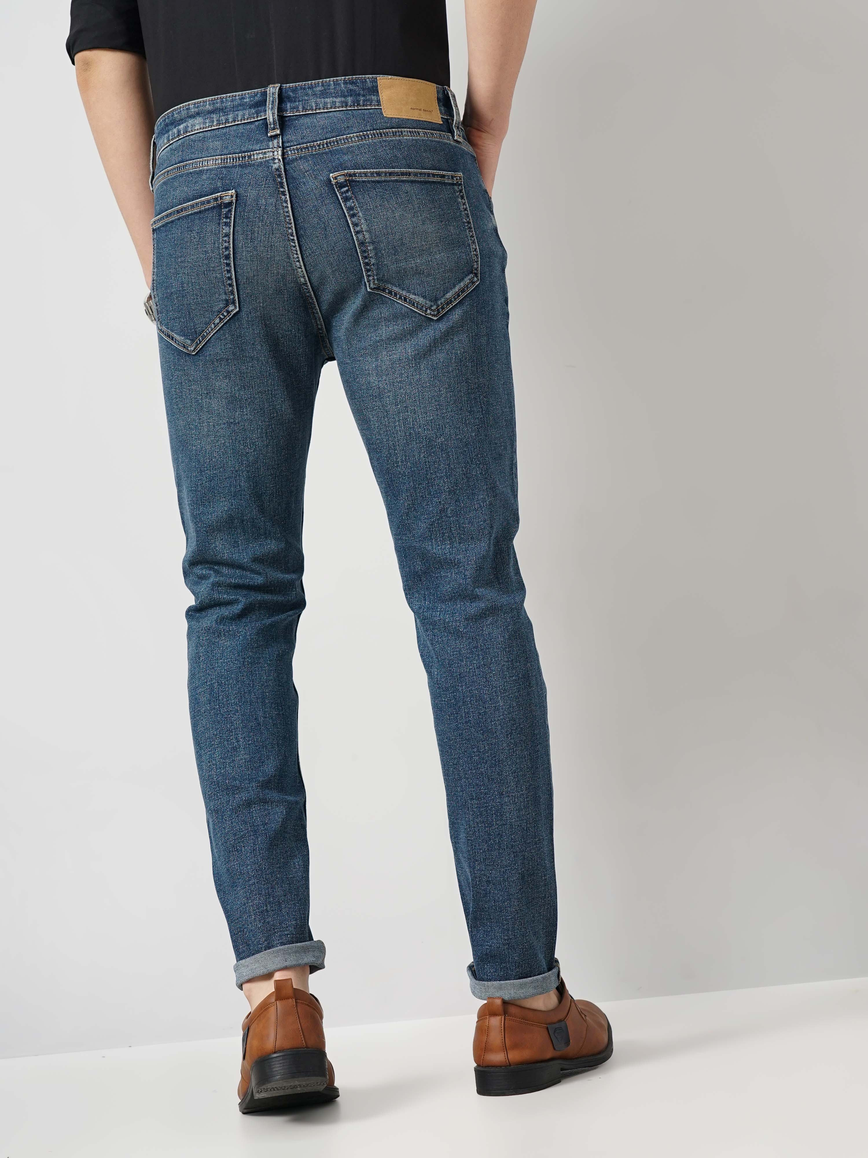 GD004 Mid Grey Slim Fit Men Jeans – Noggah Denims