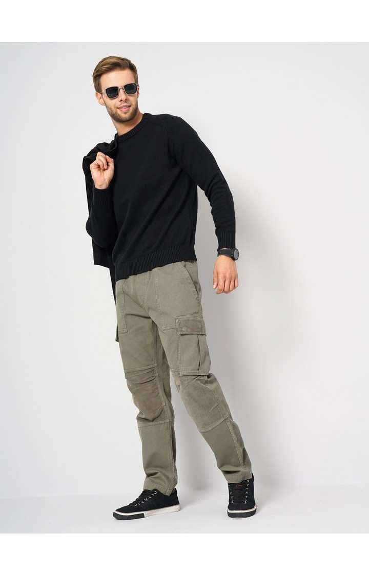 Men's Black Knitted Sweaters