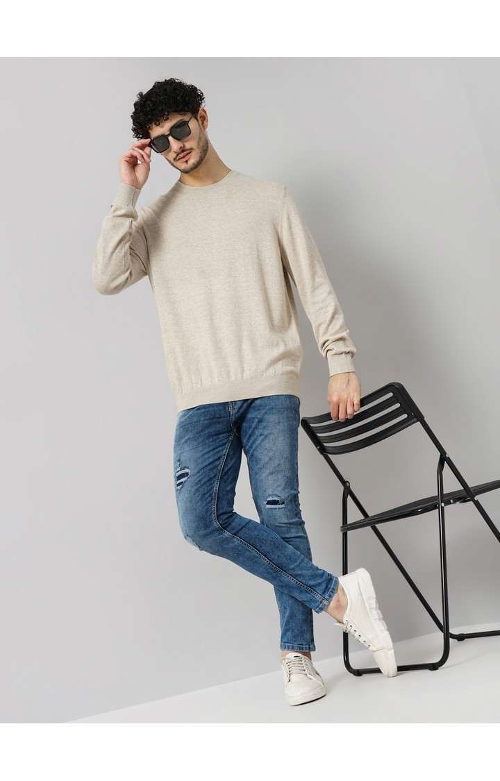 Celio Men's Solid Sweater