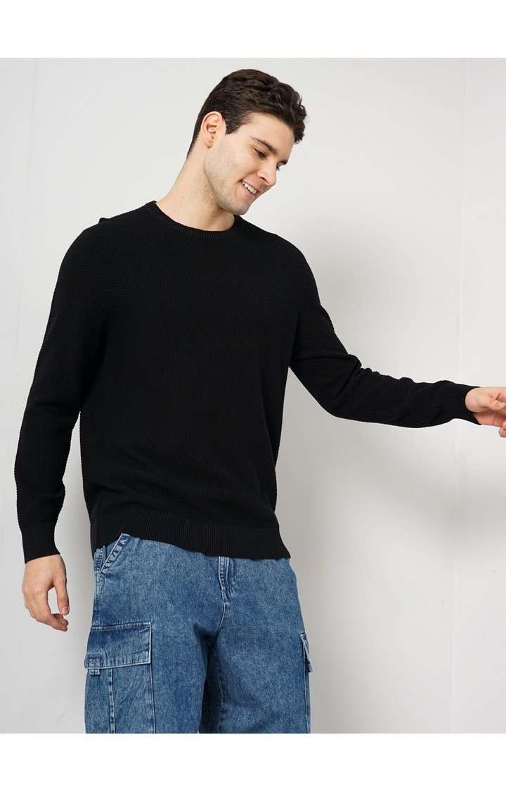 Celio Men's Solid Sweater