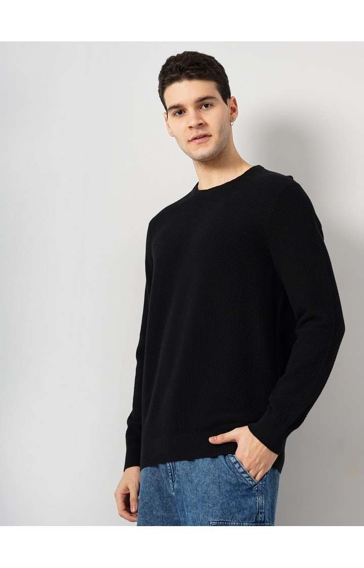 Celio Men's Solid Sweater