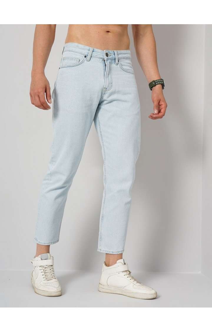 Men's Solid Black Jeans