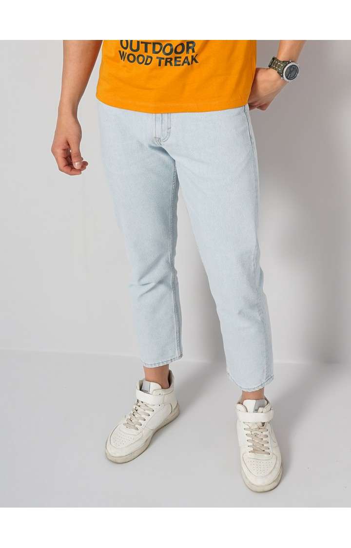 Men's Solid Black Jeans