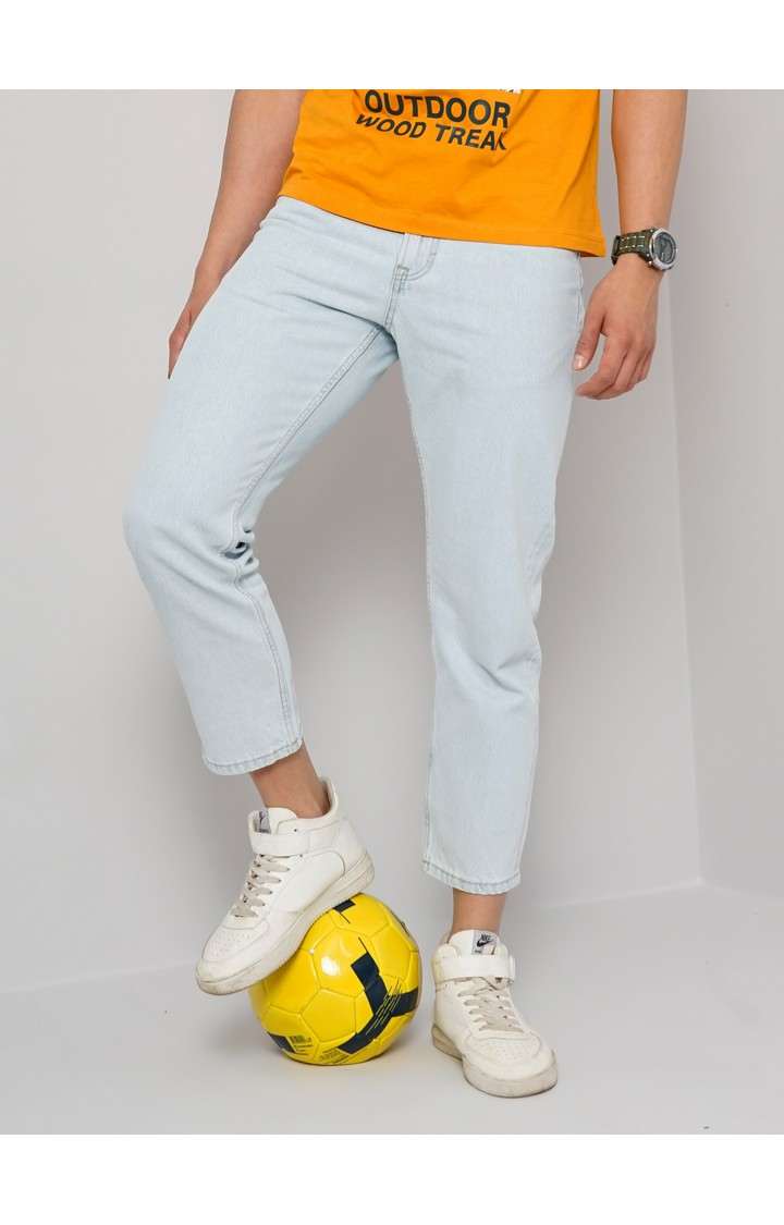 Men's Solid Black Jeans