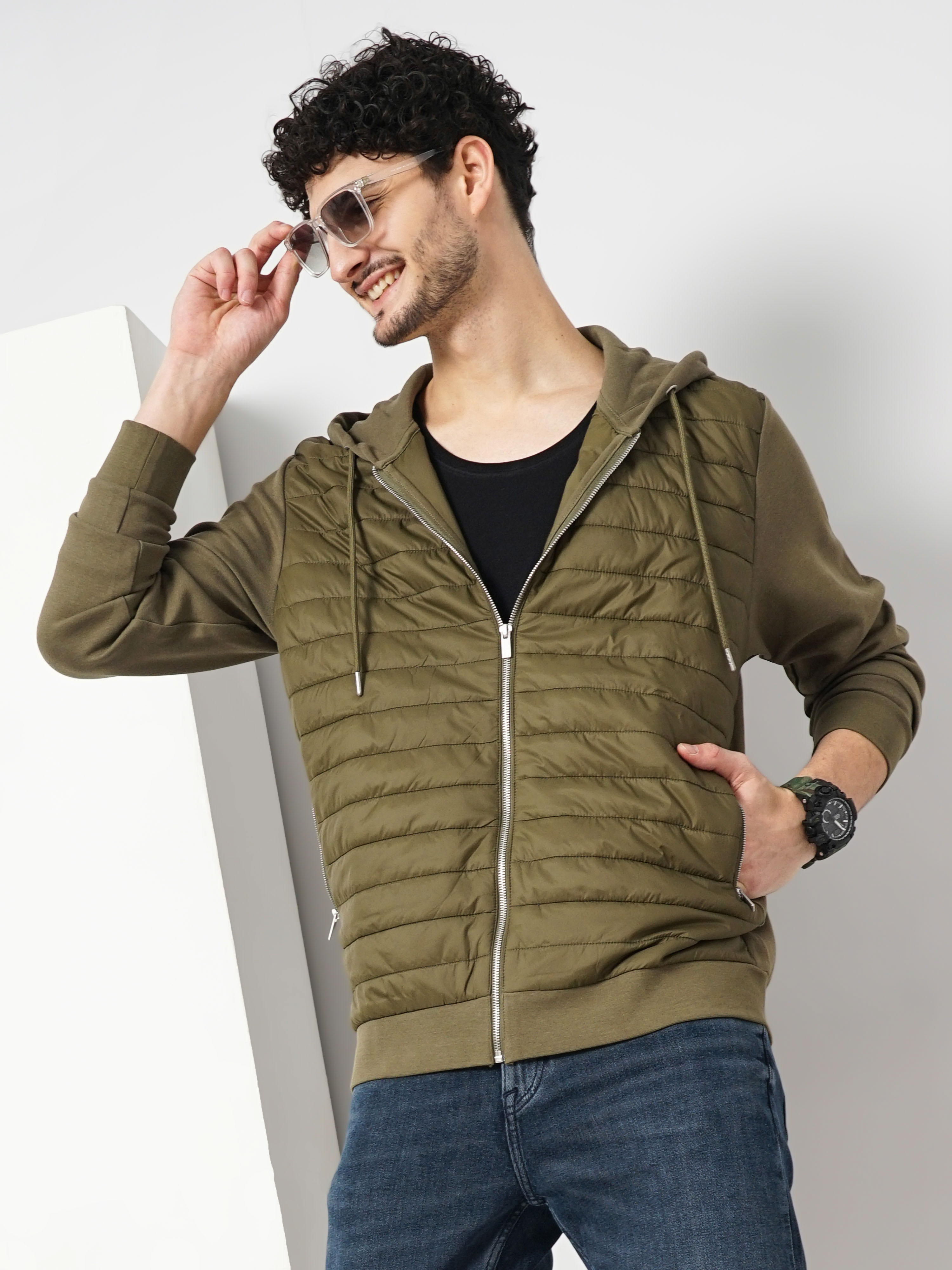 Celio jacket deals with hood