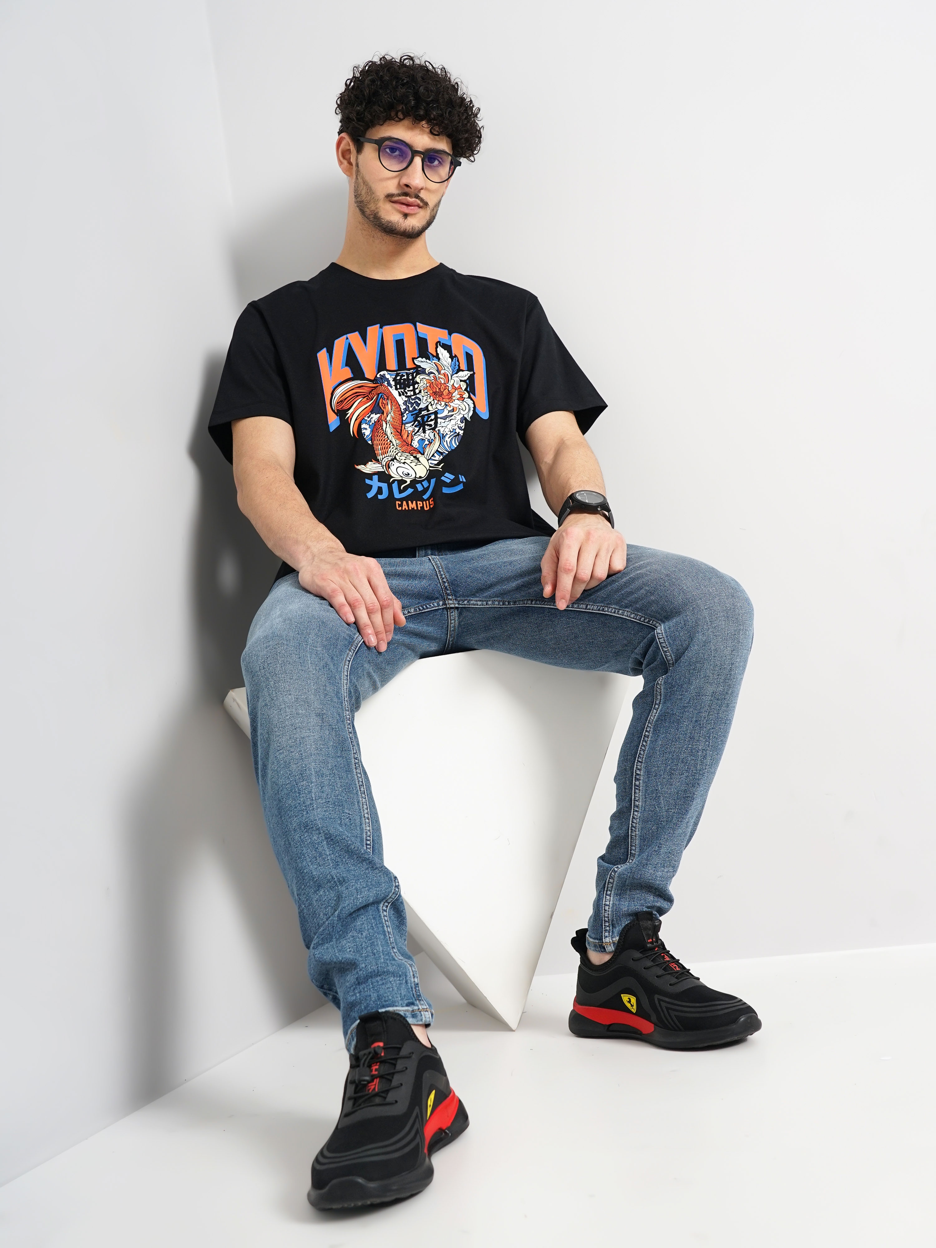 celio | Celio Men's Graphic Sportswear T-Shirt 4