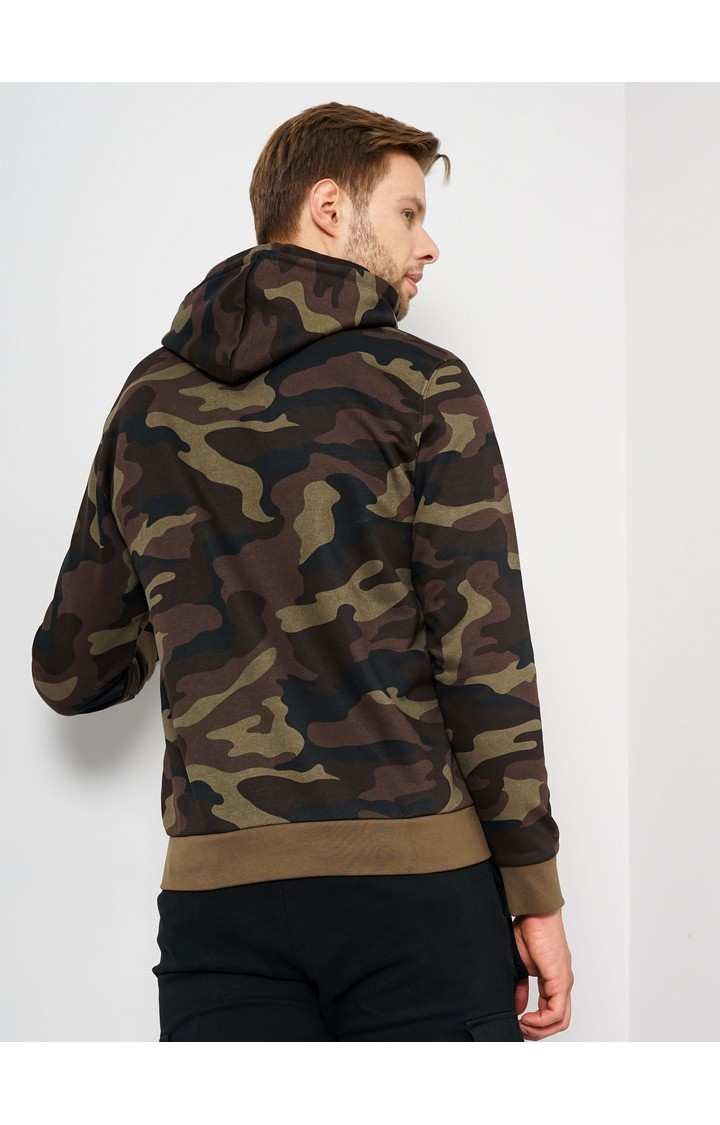 Men's Black Camouflage Hoodies