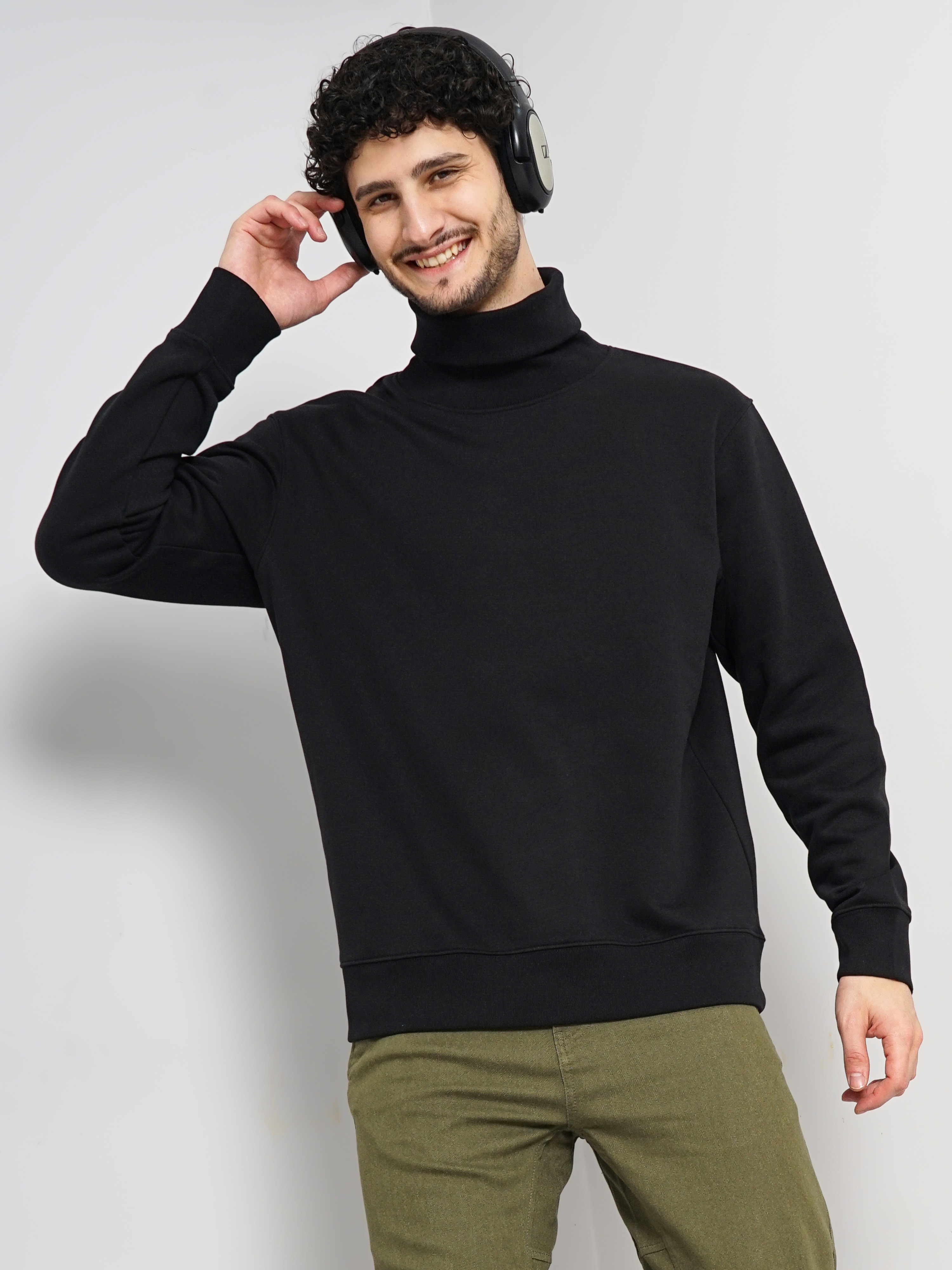 celio | Celio Men's Solid Sweatshirt