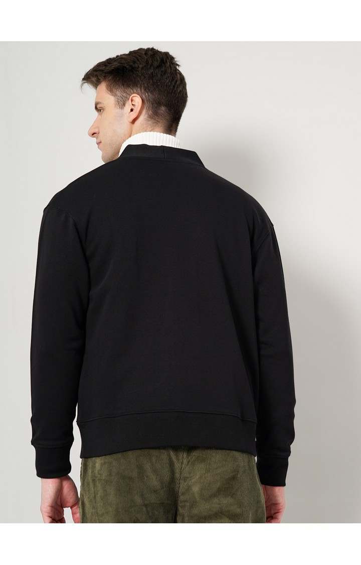 Men's Black Knitted Sweaters