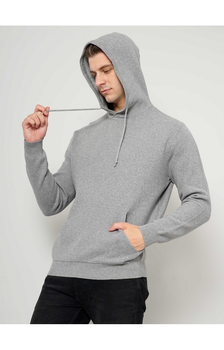 Men's Grey Knitted Sweaters