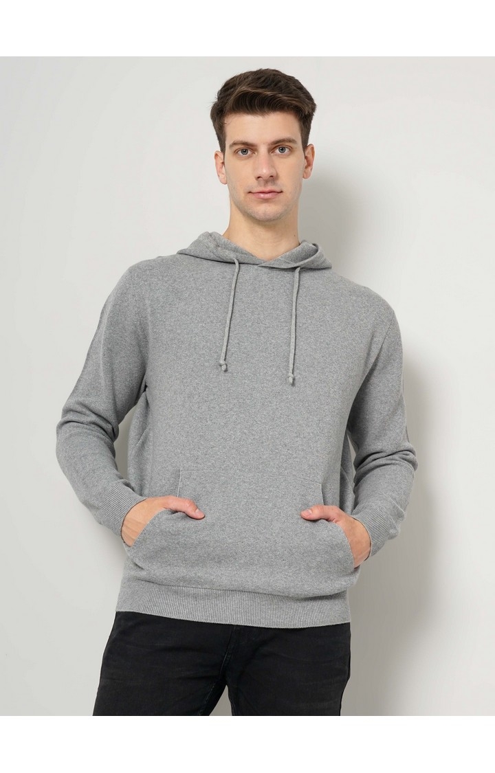 Men's Grey Knitted Sweaters