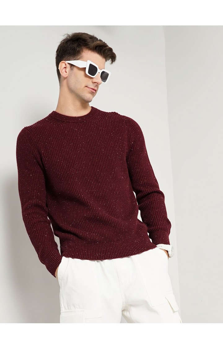Men's Red Knitted Sweaters
