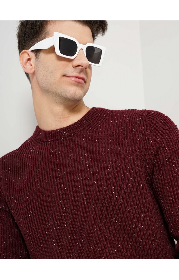 Men's Red Knitted Sweaters