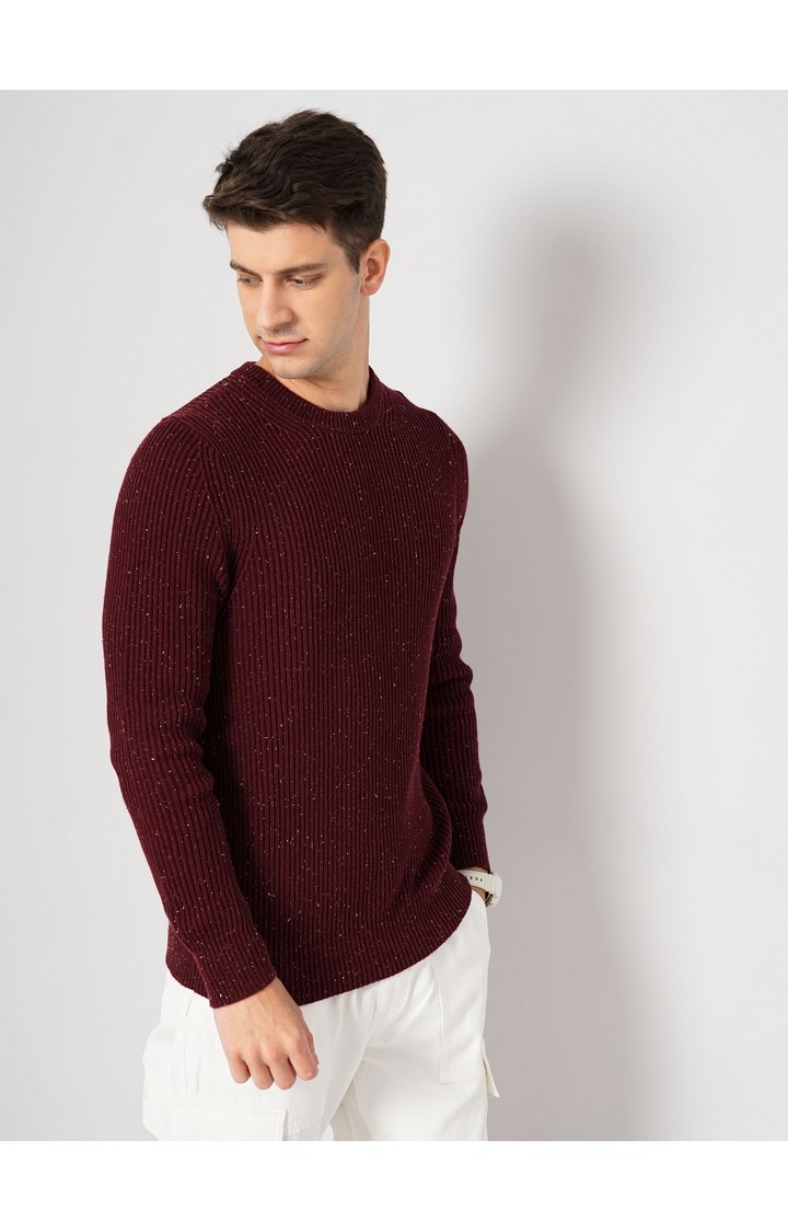 Men's Red Knitted Sweaters