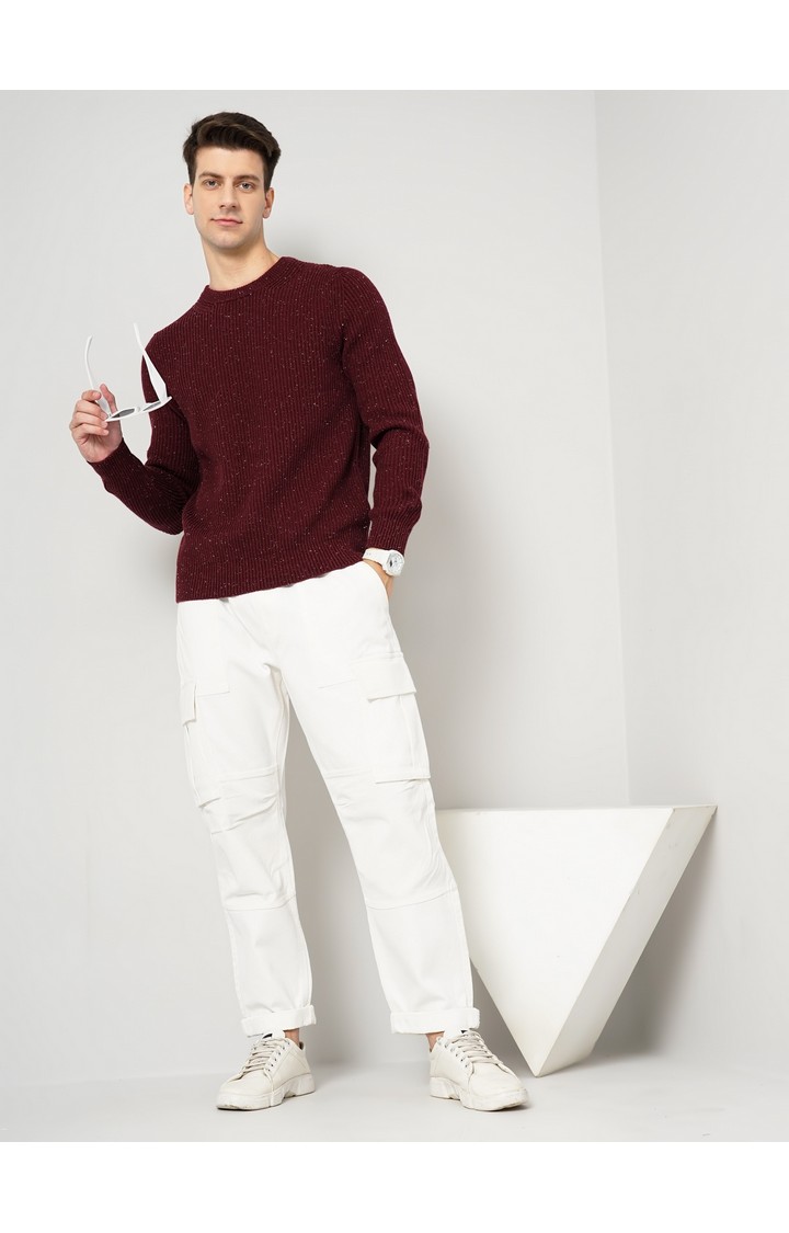 Men's Red Knitted Sweaters