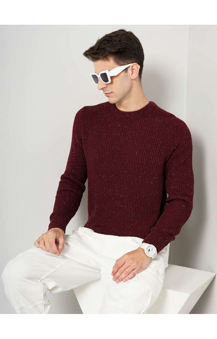 Men's Red Knitted Sweaters