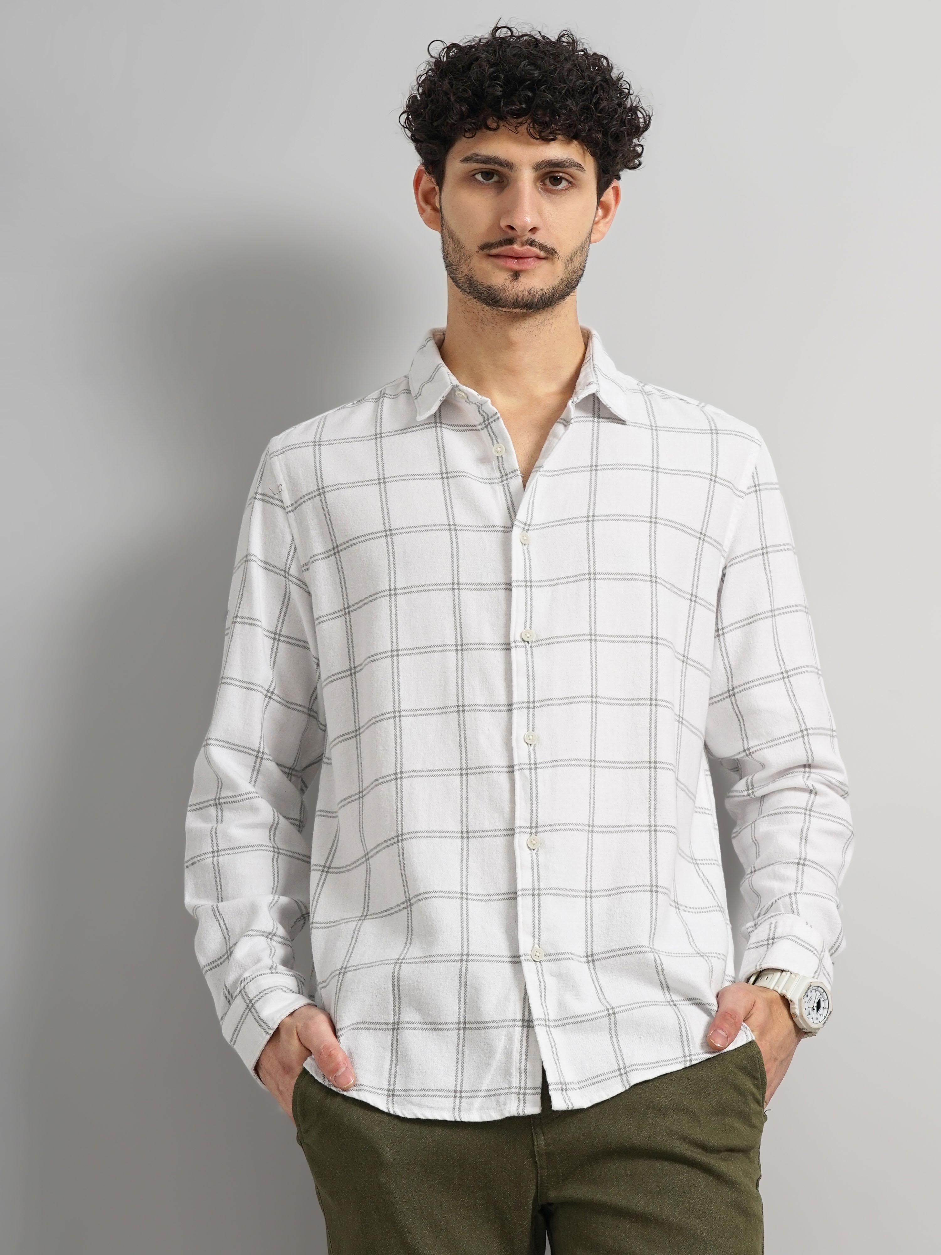 celio | Celio Men's Yarn Dyed Checks Shirt