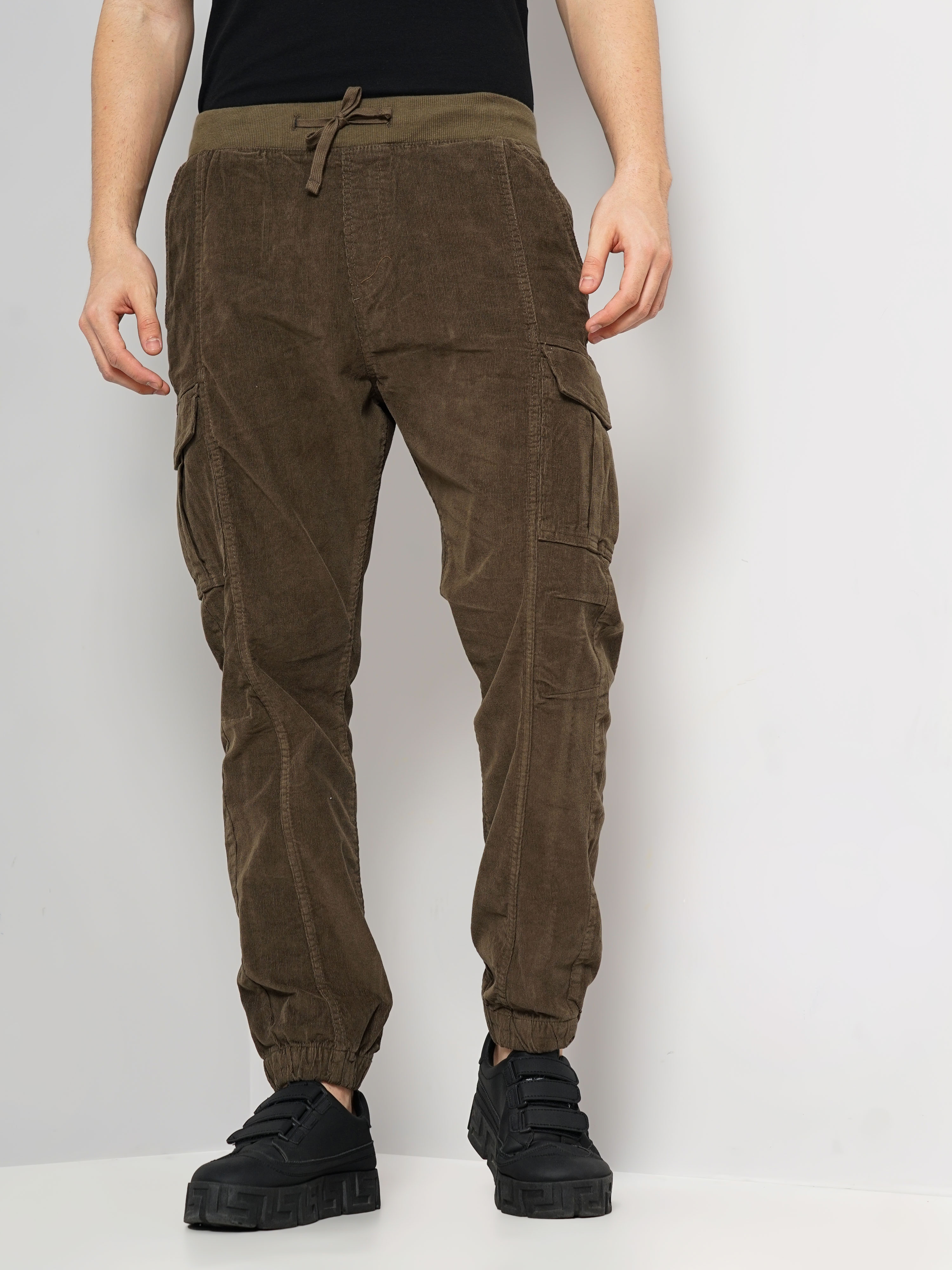 Celio Men's Solid Cargo Trousers