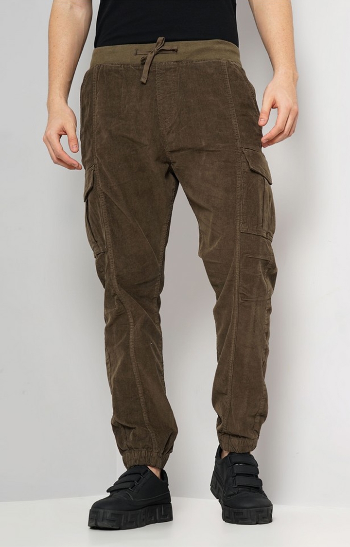 celio | Celio Men's Solid Cargo Trousers