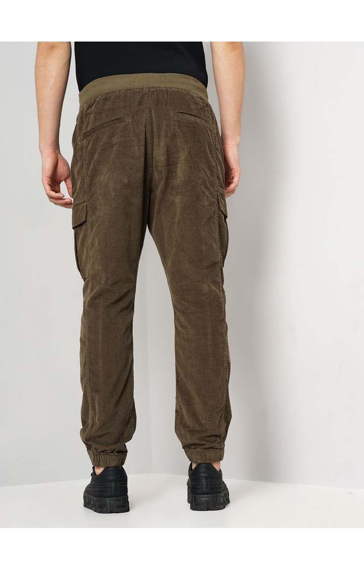 Celio Men's Solid Cargo Trousers