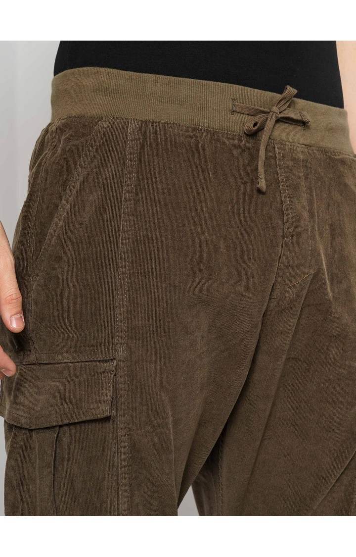 Celio Men's Solid Cargo Trousers